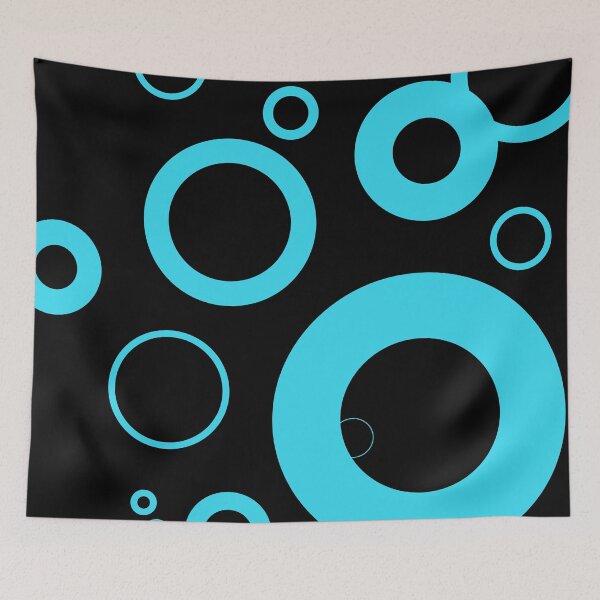 Item preview, Circle pattern | light blue circles designed and sold by dfly-creations.