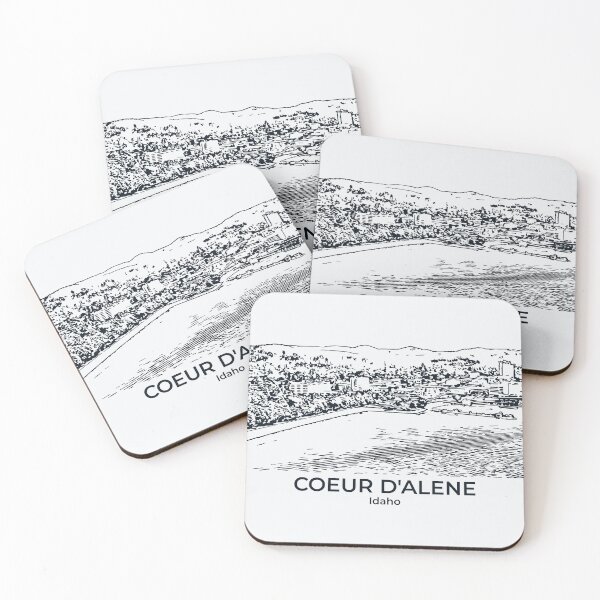Item preview, Coeur d’Alene – Idaho designed and sold by Lakeric Cityscapes.