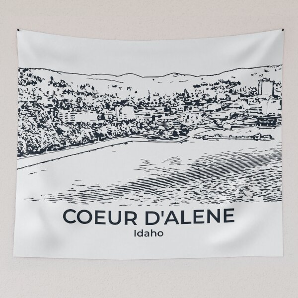 Item preview, Coeur d’Alene – Idaho designed and sold by Lakeric Cityscapes.