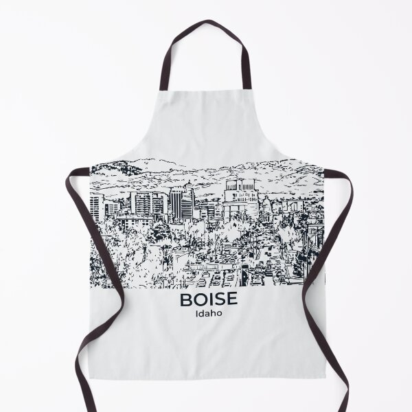 Aperçu de l'œuvre Boise – Idaho créée et vendue par Lakeric Cityscapes.