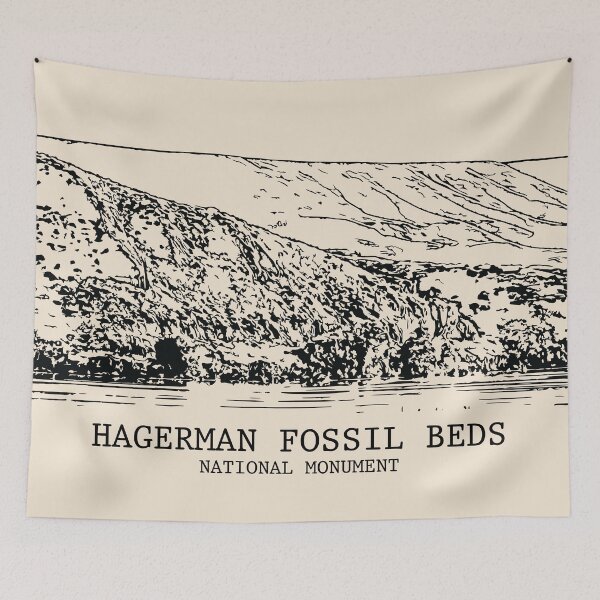 Item preview, Hagerman Fossil Beds National Monument designed and sold by Lakeric Cityscapes.