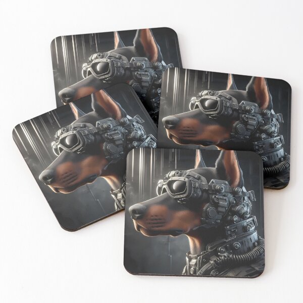 Item preview, Unit 01: Tactical Doberman - Tactical Profile designed and sold by CyberPawArt.