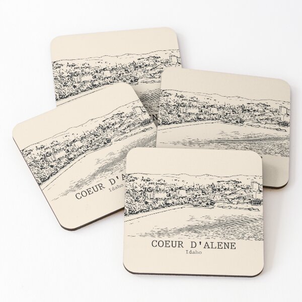 Item preview, Coeur d’Alene – Idaho designed and sold by Lakeric Cityscapes.