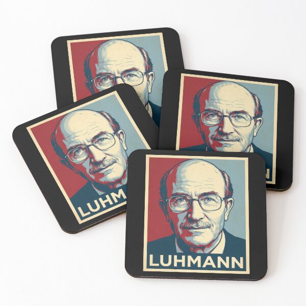 Item preview, Niklas Luhmann Hope Style Retro Poster Art designed and sold by DamianRoy88.