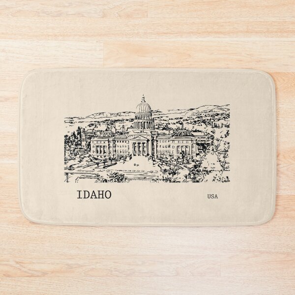 Item preview, Idaho State USA designed and sold by Lakeric Cityscapes.