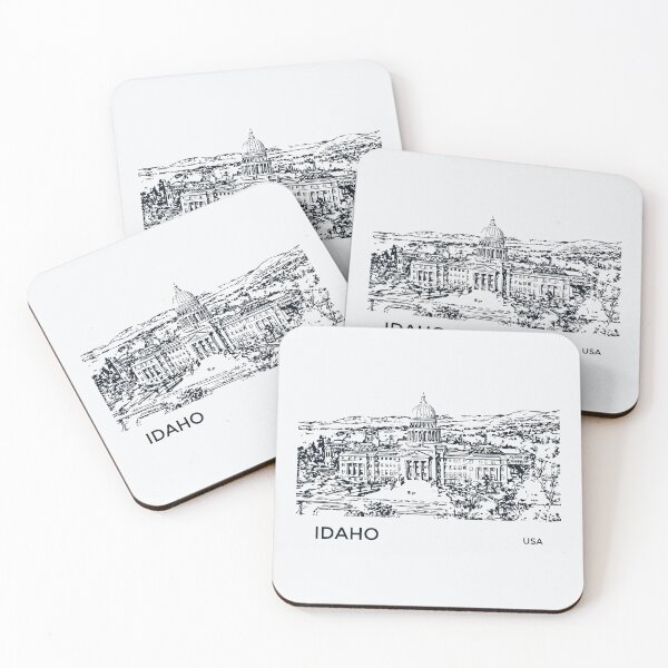 Item preview, Idaho State USA designed and sold by Lakeric Cityscapes.