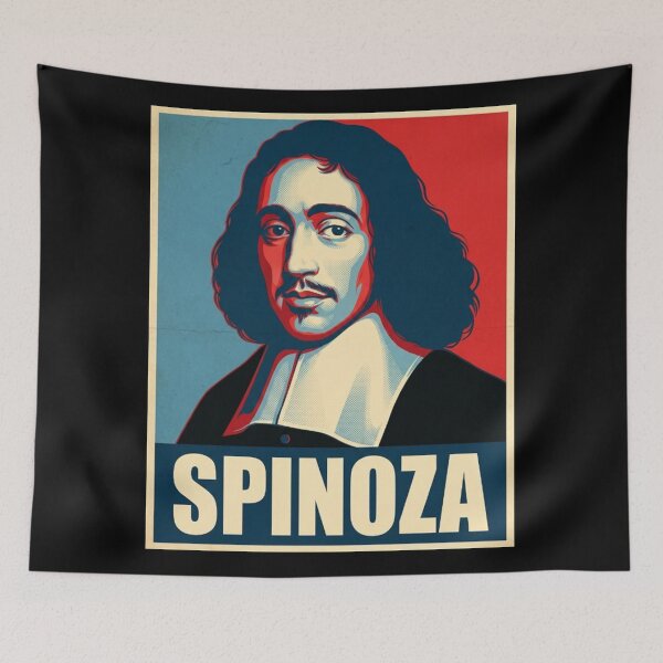 Item preview, Baruch Spinoza Hope Style Retro Poster Art designed and sold by DamianRoy88.