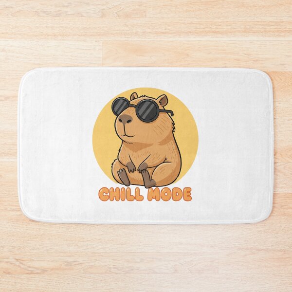 Item preview, Chill Mode Capybara With Sunglasses Relaxed Animal Funny Cute Cartoon Lazy Vibes Meme Gift Kawaii Pet designed and sold by Greemo03.