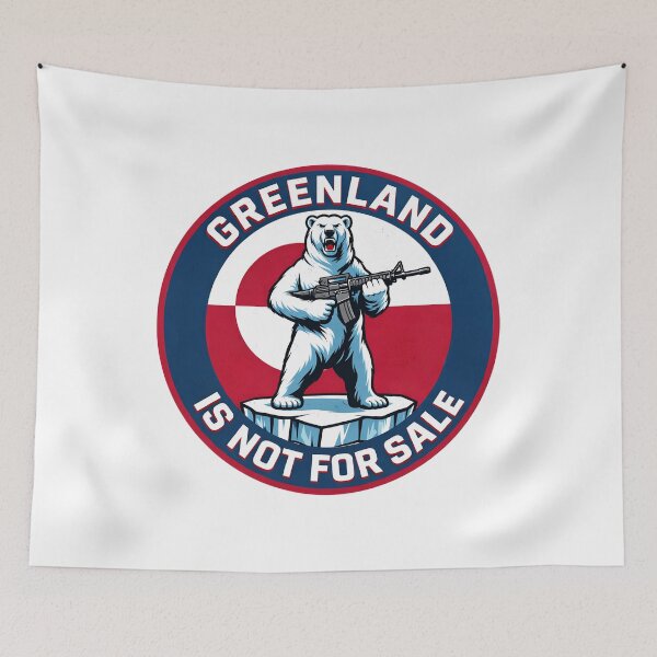 Item preview, Greenland is Not for Sale - Hands Off Greenland designed and sold by Har-vee.