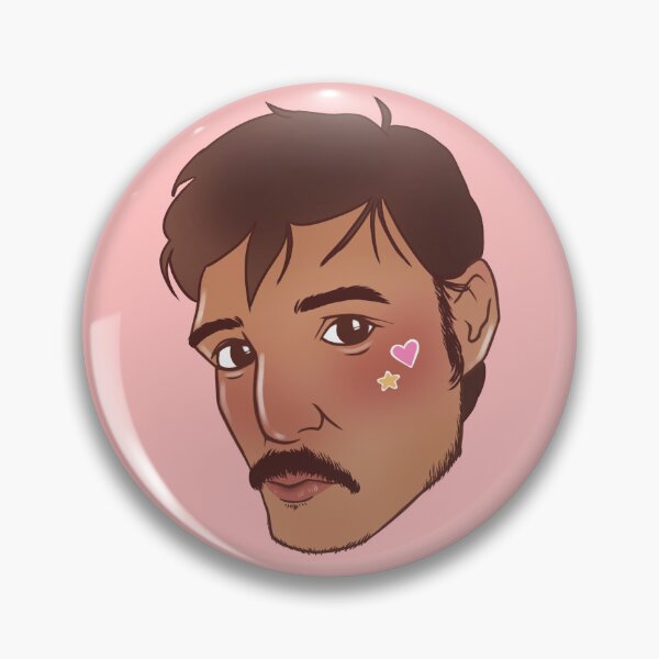 Item preview, Cute Pedro Pascal with stickers! designed and sold by Strawbie Studio.