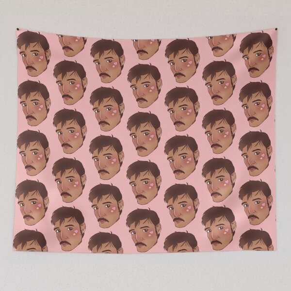 Item preview, Cute Pedro Pascal with stickers! designed and sold by Strawbie Studio.