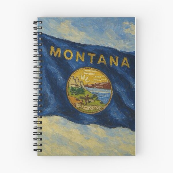 Item preview, Montana State Flag designed and sold by TinCatOutPost.