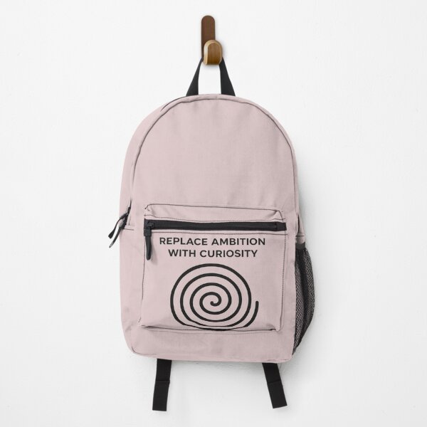 Item preview, Replace Ambition With Curiosity – Bold Black Text & Spiral | Contact Improv & Dance Minimalism designed and sold by Spiral Studio.