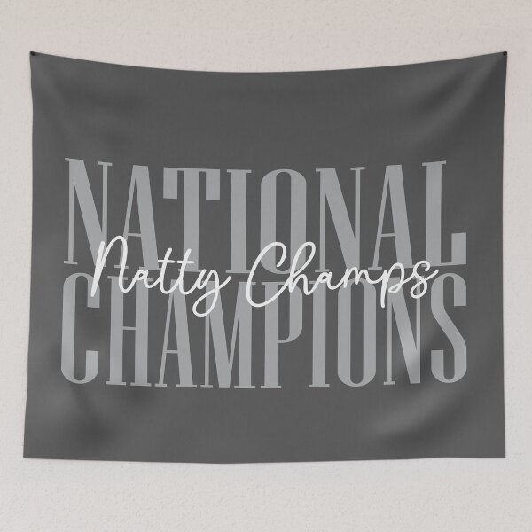 Item preview, Natty Champs Cursive designed and sold by jillianromero.