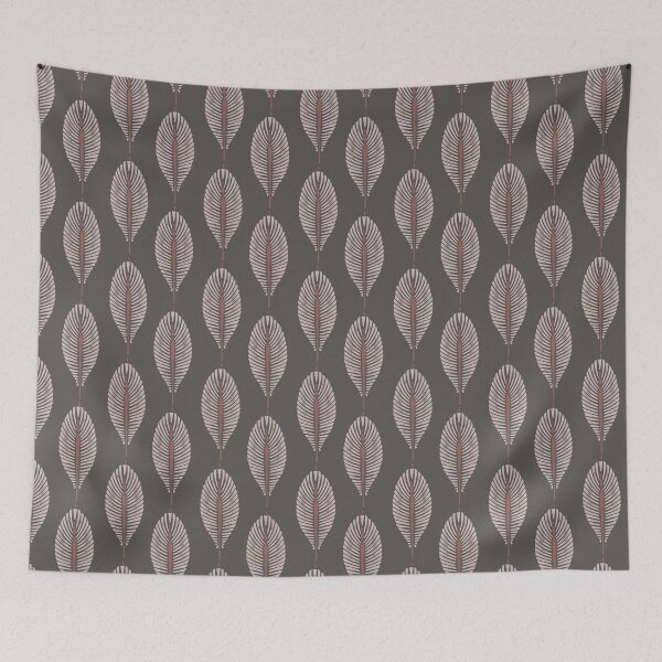 Item preview, Pink Palm Leaves on Dark Background designed and sold by Sateenery.