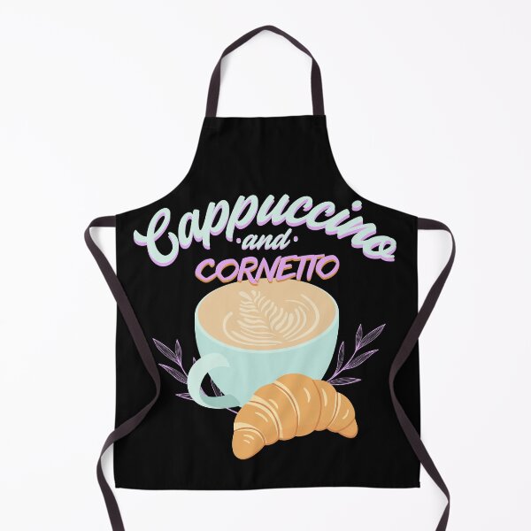 Item preview, Cappuccino and cornetto gift for coffee lovers designed and sold by Shedronpanda.