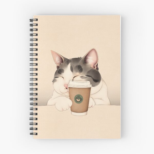 Item preview, Coffee Cat designed and sold by Broccoli  Cat Art.
