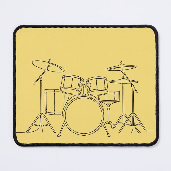 Item preview, Stage Drums | Simple minimalist line art designed and sold by Masha_D.