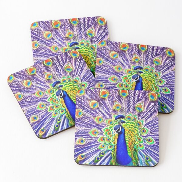 Item preview, Elegant Peacock Feather Artwork for Statement Decor Lovers designed and sold by WildStroke.