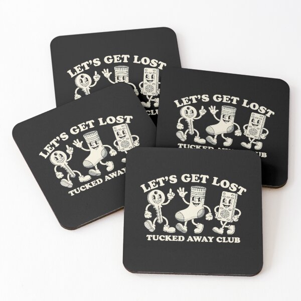 Item preview, Let's Get Lost Tucked Away Club - Funny Retro Rubber Hose Cartoon designed and sold by AdyKurniawan.