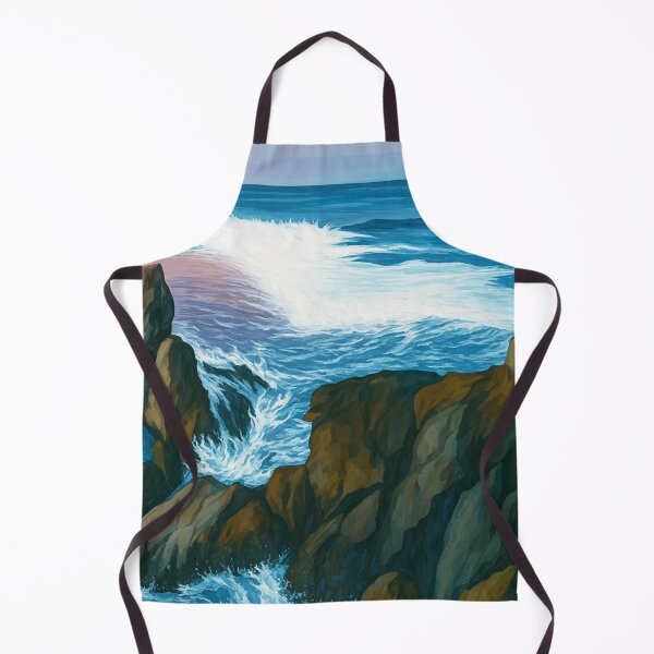 Item preview, Crashing Waves – Emotional Seascape Painting "What We Don’t Say" designed and sold by WildPaletteMM.