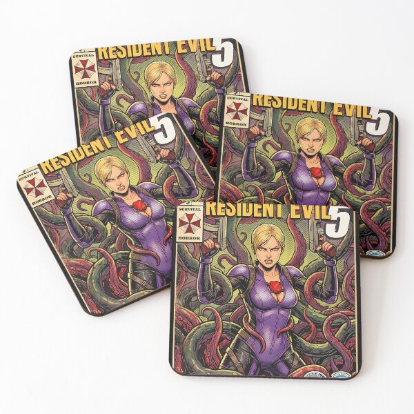 Item preview,  Resident Evil 5 Jill Valentine Classic Comic Cover Retro Gaming Art designed and sold by AbbasElSayed12.