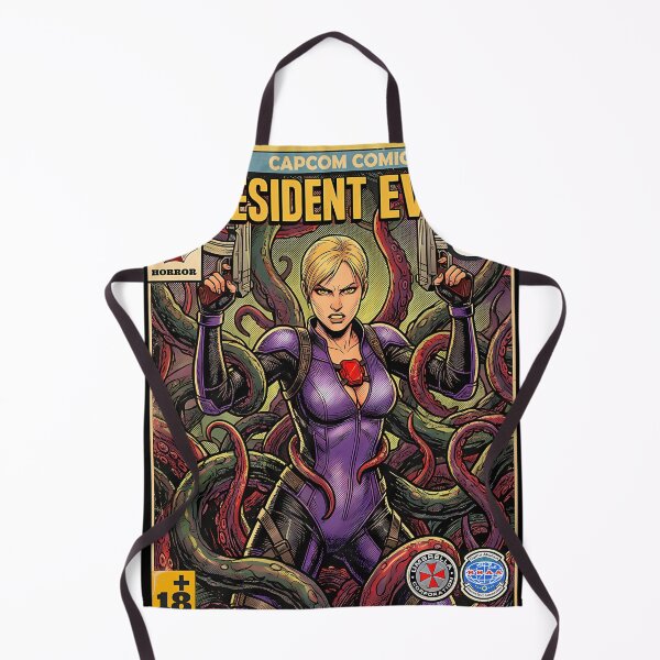 Item preview,  Resident Evil 5 Jill Valentine Classic Comic Cover Retro Gaming Art designed and sold by AbbasElSayed12.