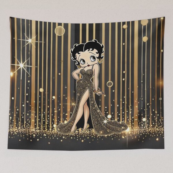 Item preview, Betty Boop: Golden Night Elegance designed and sold by LyssasMindArt.