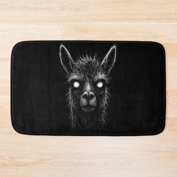 Item preview, Creepy Distressed Grunge Llama Face designed and sold by Mortisigil.