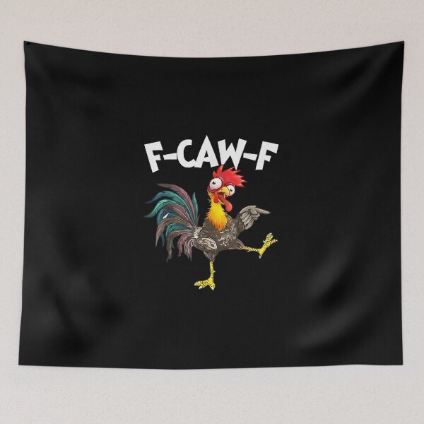 Item preview, Funny F-Awk-F Chicken F-Caw-F Rooster Pun Retro designed and sold by MatherFisher.