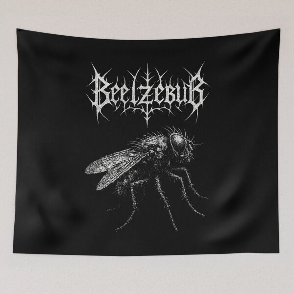 Item preview, Beelzebub Demon Fly – Dark Occult Insect Illustration designed and sold by Mortisigil.