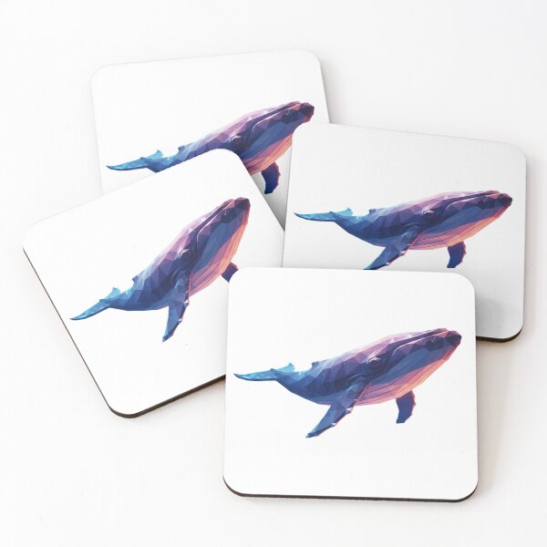 Item preview, Sunset Glow Geometric Whale designed and sold by bsbd-action.