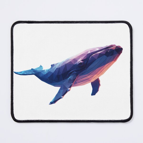 Item preview, Sunset Glow Geometric Whale designed and sold by bsbd-action.