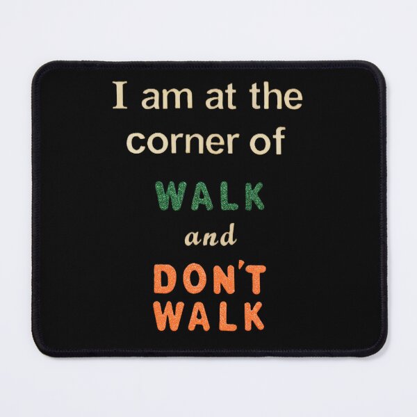 Item preview, The Corner Of Walk And Don't Walk designed and sold by LindasPhotoArt.