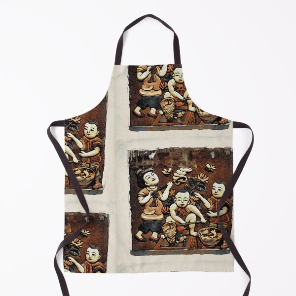 Item preview, Three Asians engaged in traditional work / Swiss Artwork Photography designed and sold by Raphael Wolf.