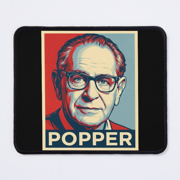 Item preview, Karl Popper Hope Style Retro Poster Art designed and sold by DamianRoy88.