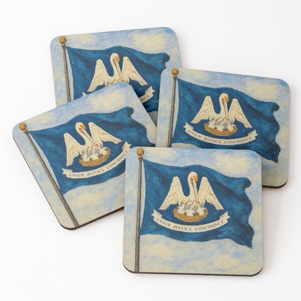 Item preview, Louisiana State Flag designed and sold by TinCatOutPost.