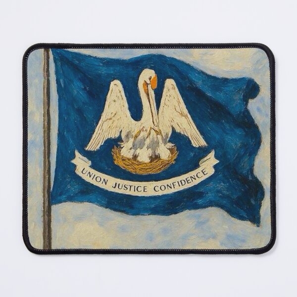 Item preview, Louisiana State Flag designed and sold by TinCatOutPost.