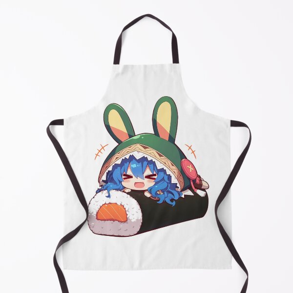 Item preview, Yoshino Himekawa Date A Live Anime Girl Kawaii Chibi Sushi Roll designed and sold by CarlosBender.