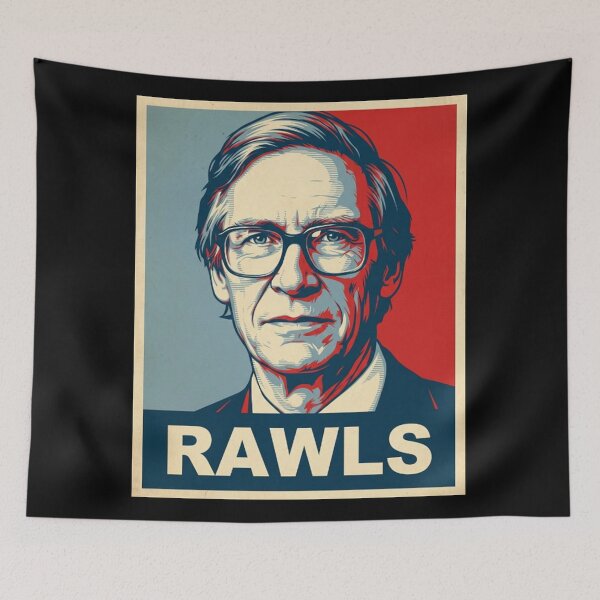 Item preview, John Rawls Hope Style Retro Poster Art designed and sold by DamianRoy88.