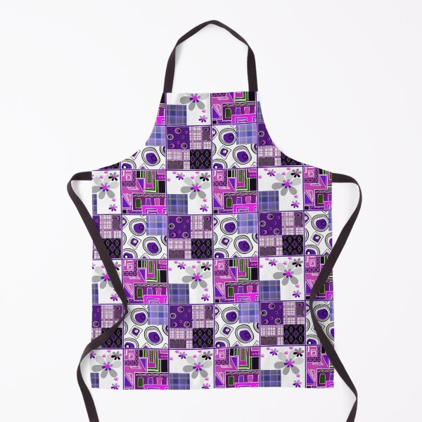 Item preview, Patchwork design purple bright floral pattern texture background designed and sold by fuzzyfox.