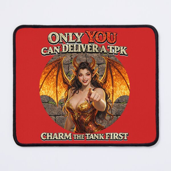 Item preview, Succubus- Deliver a TPK Charm The Tank First designed and sold by Wondergirl Wanderings.