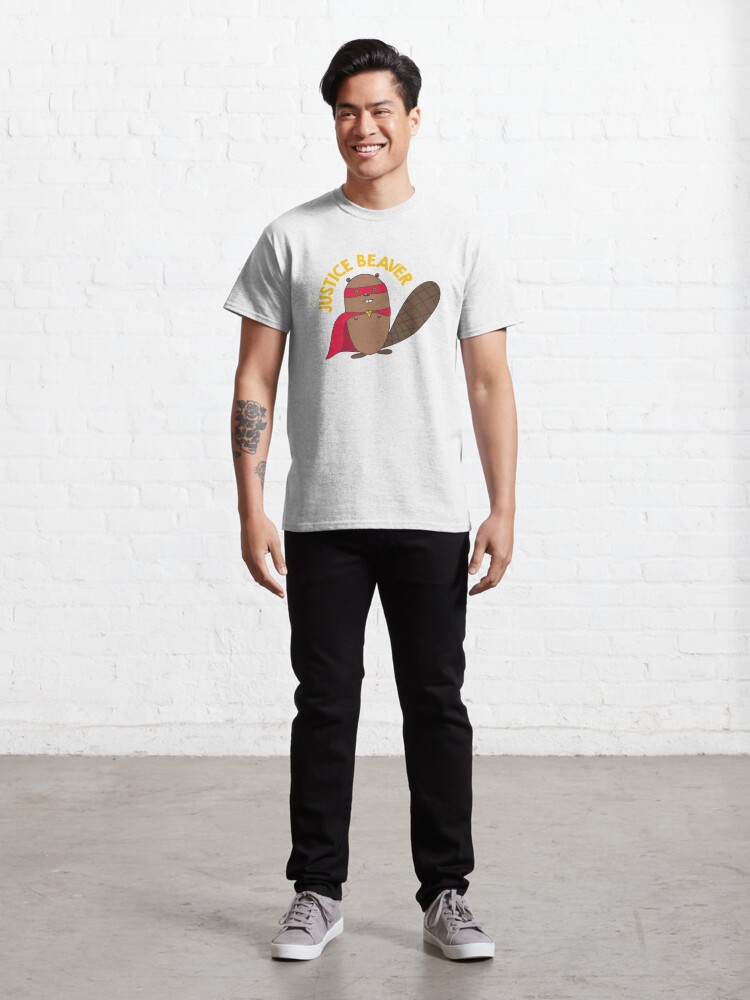 justice beaver t shirt