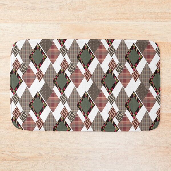 Item preview, Patchwork geometrical seamless pattern designed and sold by fuzzyfox.