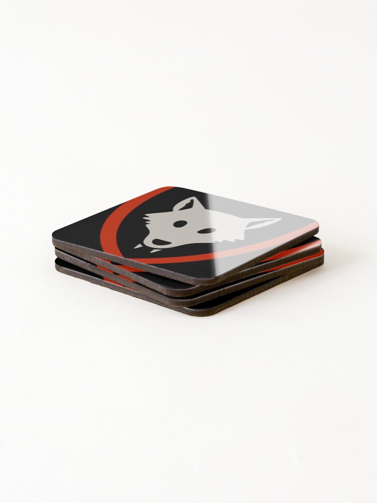 Thumbnail 4 of 5, Coasters (Set of 4), Wolfpack designed and sold by RanBanda.