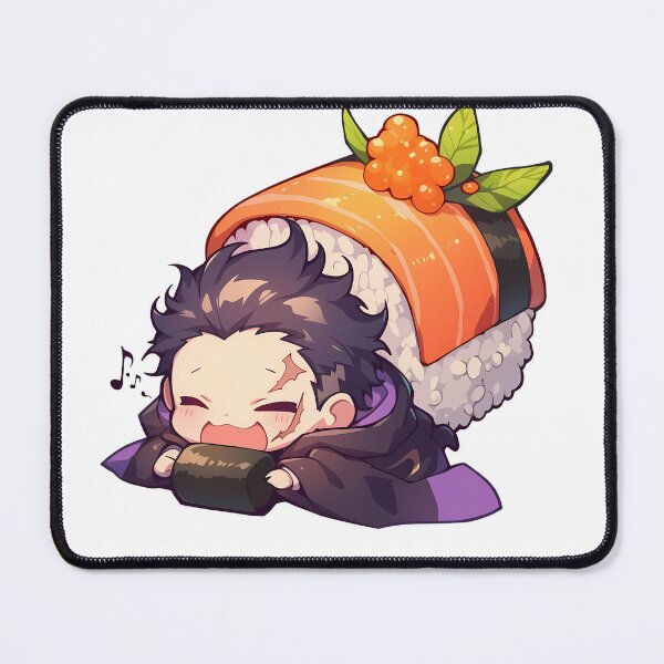 Item preview, Gundham Tanaka Danganronpa Chibi Sushi Kawaii Anime Character Cute Roll Design designed and sold by CarlosBender.