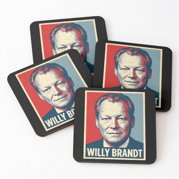 Item preview, Willy Brandt Hope Style Retro Poster Art designed and sold by DamianRoy88.