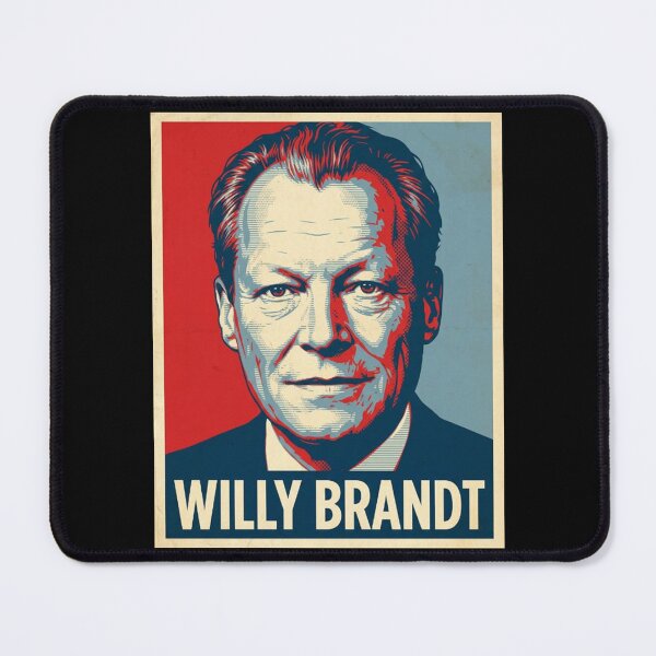 Item preview, Willy Brandt Hope Style Retro Poster Art designed and sold by DamianRoy88.
