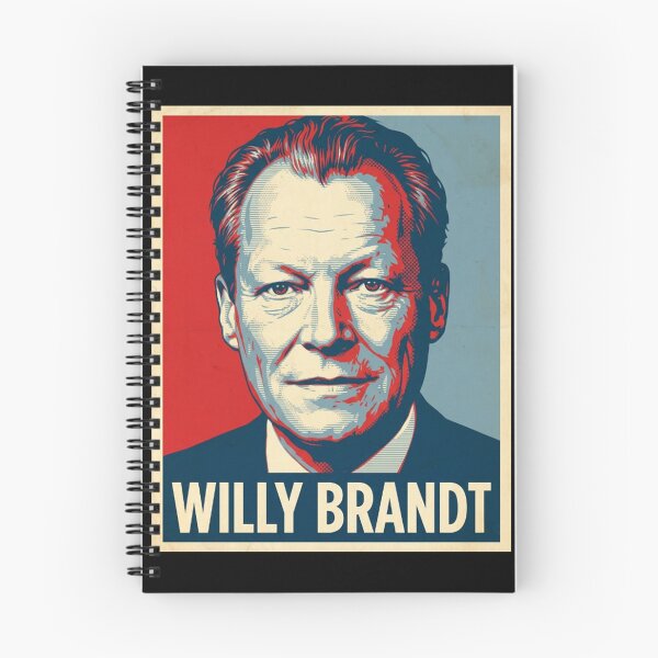 Item preview, Póster retro de Willy Brandt Hope Style designed and sold by DamianRoy88.