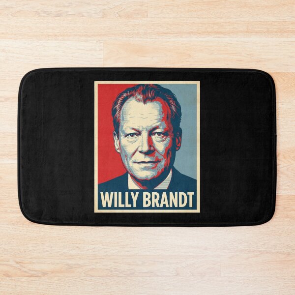 Item preview, Willy Brandt Hope Style Retro Poster Art designed and sold by DamianRoy88.